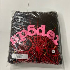 Spyder Brown Hoodie with Neon Green Logo